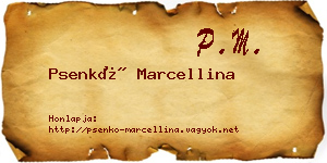 Psenkó Marcellina névjegykártya